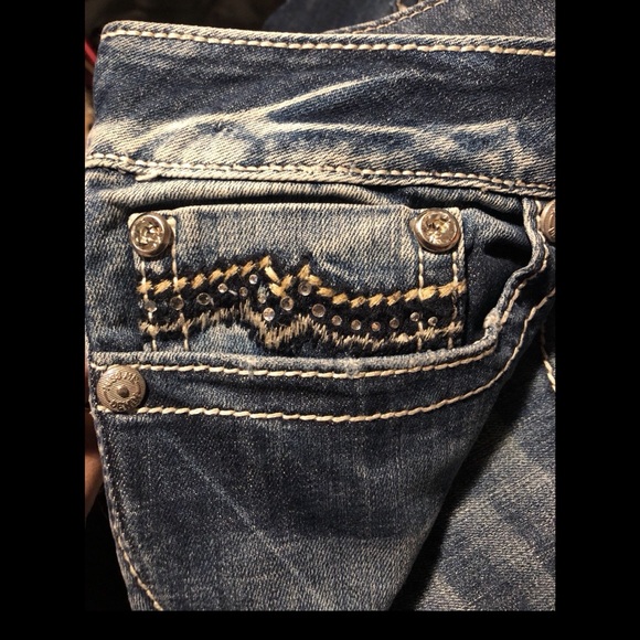 ‼️SOLD‼️Womens Miss Me Bootcut Jeans Size 36 - Picture 6 of 13